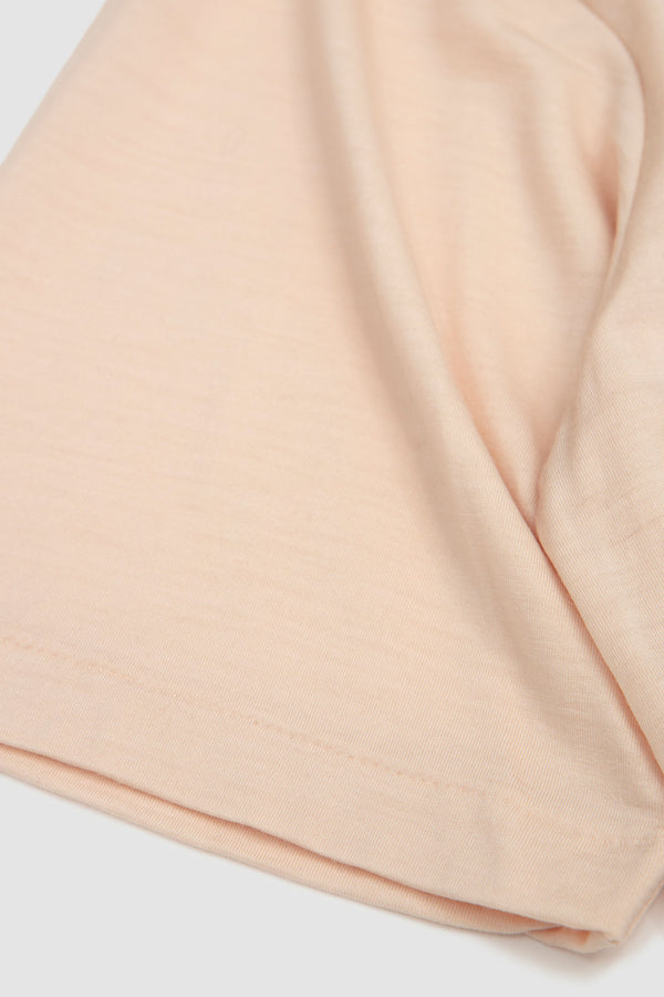 Sportivo Store Super Soft Wool Jersey Tee Light Pink