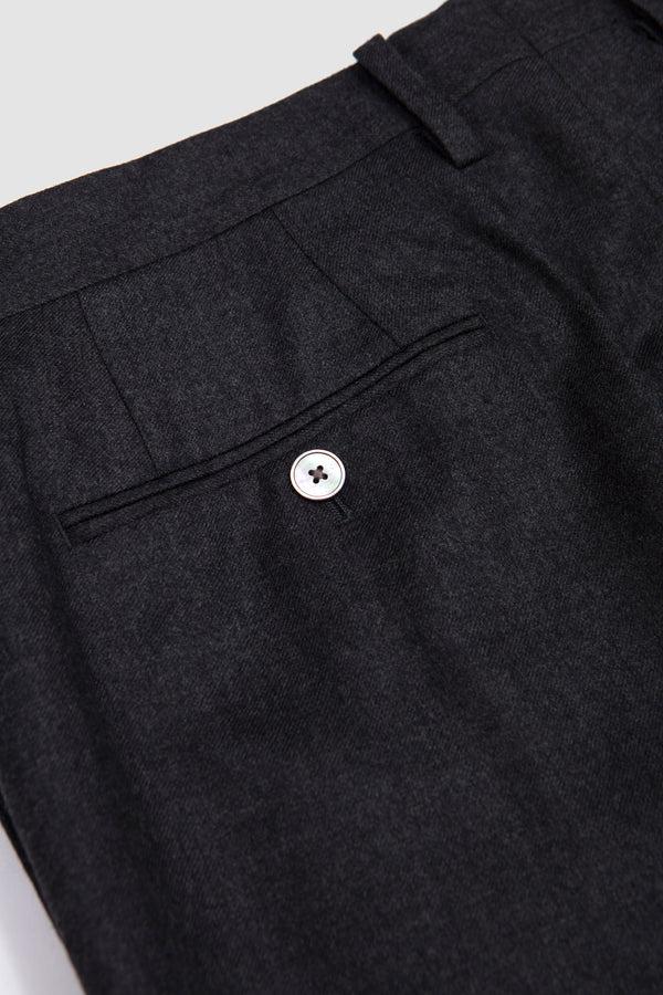 Sportivo Store Superlight Wool 2Tuck Slacks Top Charcoal