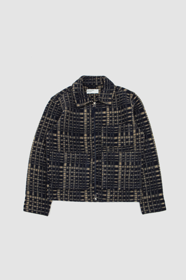 sportivo store Telepass Fleece Zip Uniform Jacket Navy