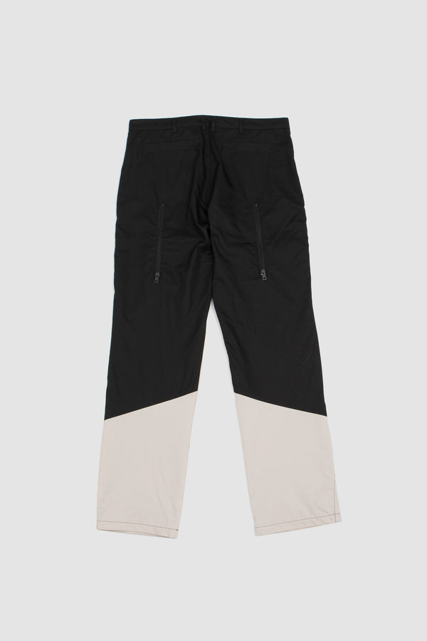 Sportivo Store The Solix Zip Trousers Black Sable/ SeedPearl