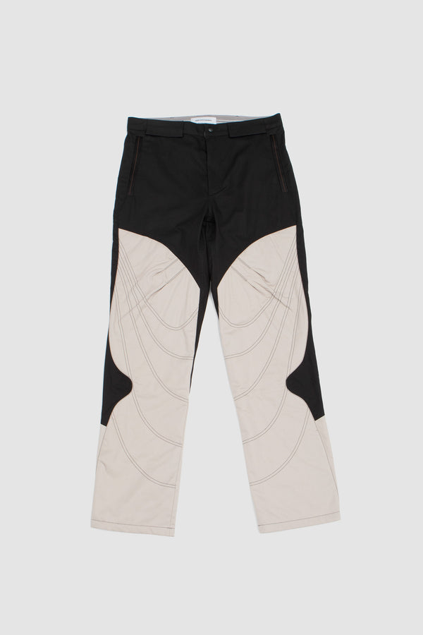 sportivo store The Solix Zip Trousers Black Sable/ SeedPearl