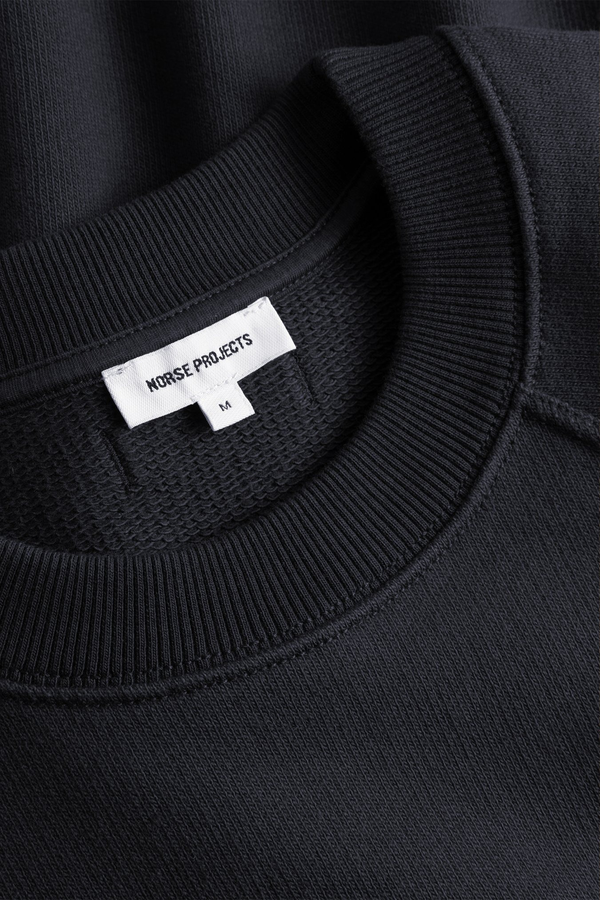 Sportivo Store Tyr Relaxed Organic Loopback Raglan Crew Sweatshirt Dark Navy