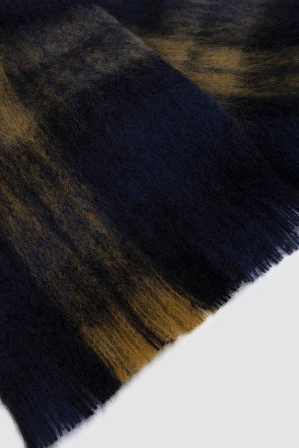 Sportivo Store University Giant Scarf Navy/ Ochre Tartan