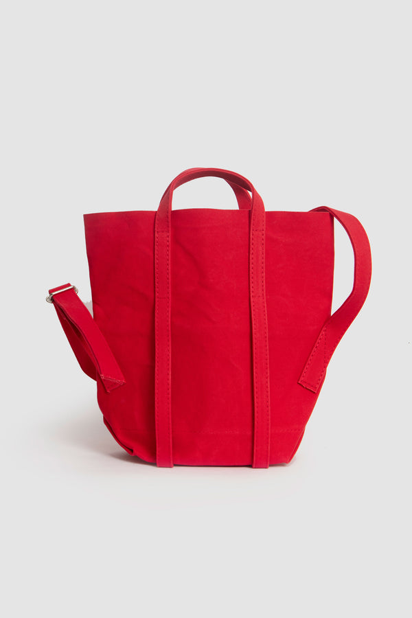 Sportivo Store Washed Canvas 2way Messenger Bag S Red