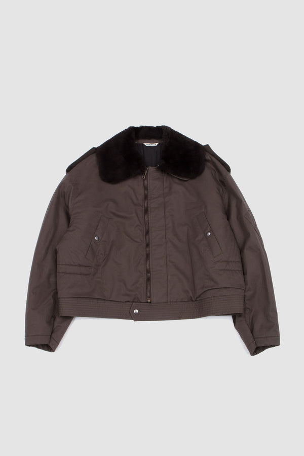 sportivo store Whased Finx Cotton Gabardine Flight Blouson Deep Olive