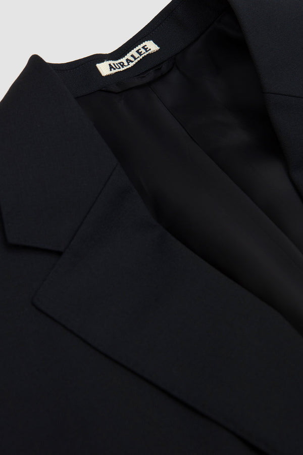 Sportivo Store Wool Kid Mohair Hop Sack Jacket Dark Navy