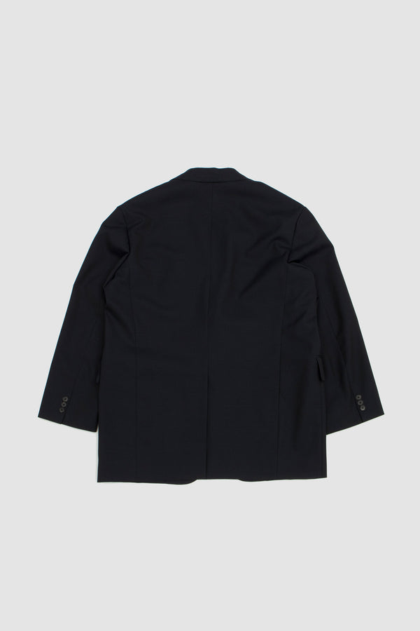 Sportivo Store Wool Kid Mohair Hop Sack Jacket Dark Navy