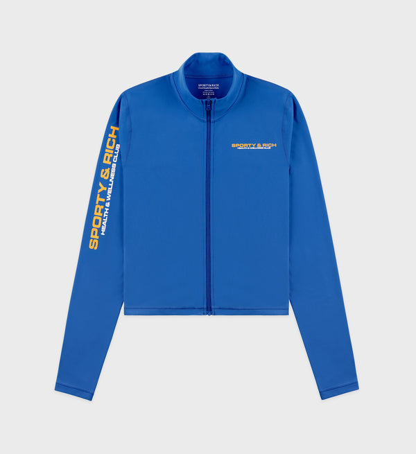 sporty & rich Bold Health Sports Jacket - Team Blue/Gold