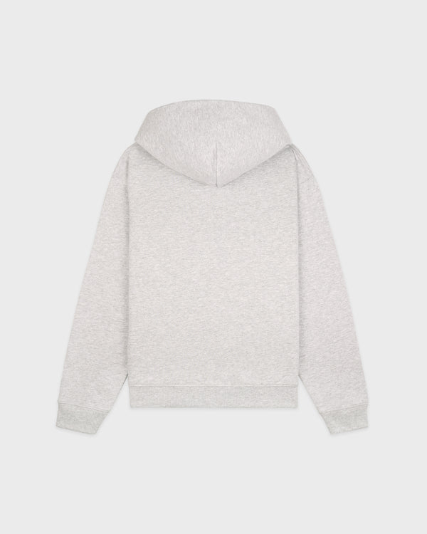 Sporty & Rich California Emblem Zip Hoodie - Heather Gray/Forest