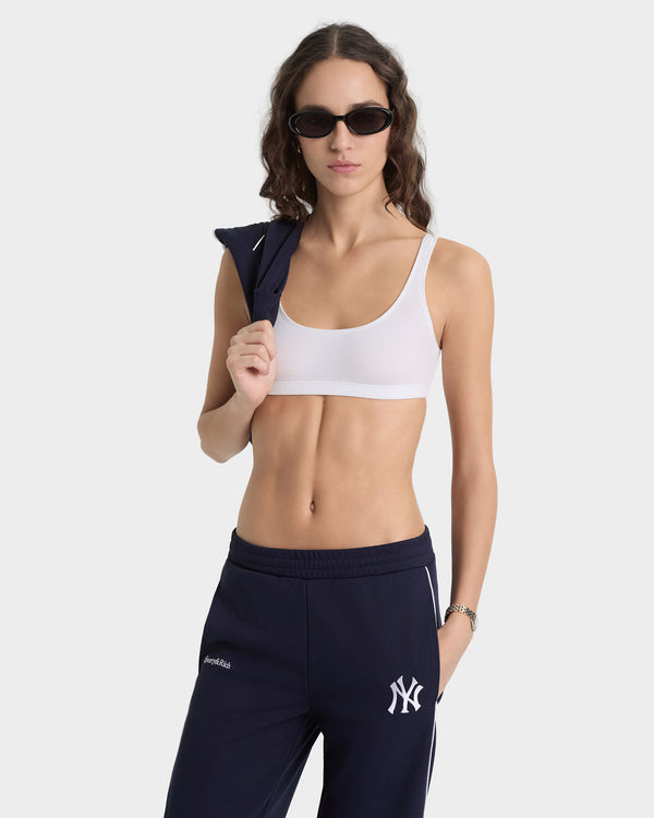 Sporty & Rich Heritage Yankees Serif 90S Elio Track Pant - Navy/White