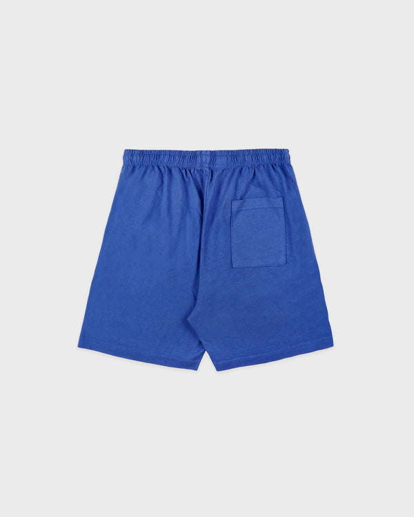 Sporty & Rich Nautical Embroidered Gym Short - Team Blue/White