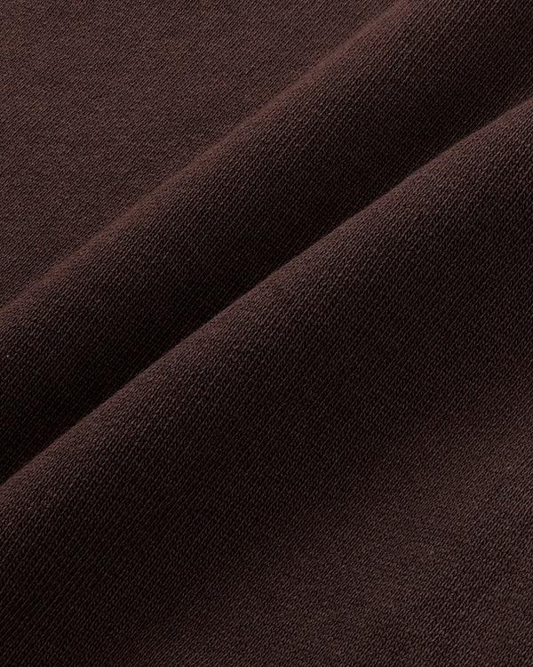 Sporty & Rich NY Crest Embroidered Wide Sweatpant - Chocolate