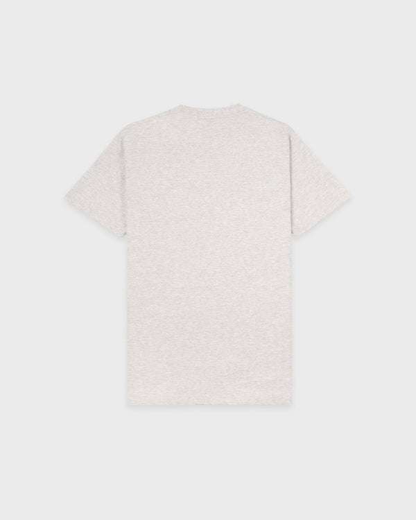 Sporty & Rich NY Health Club T-Shirt - Heather Gray/Navy