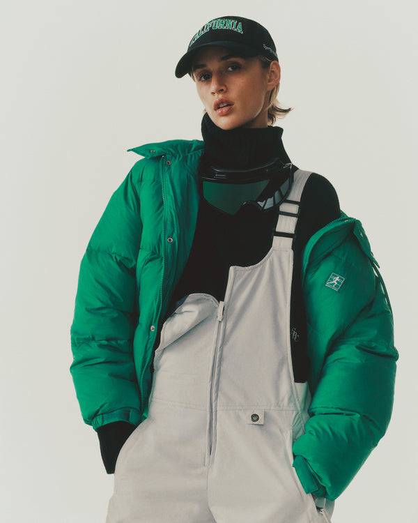 Sporty & Rich Running Woman Puffer Jacket - Spring Green