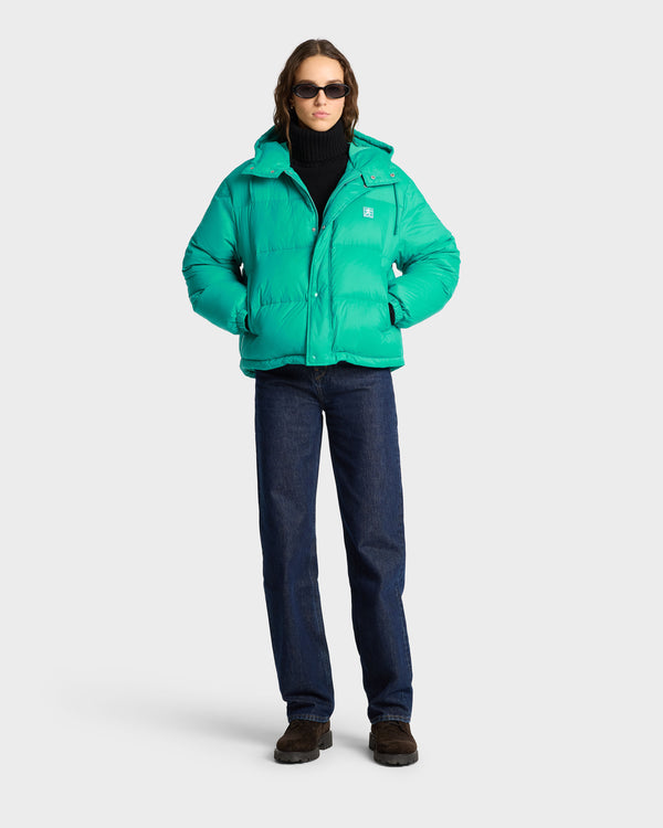 Sporty & Rich Running Woman Puffer Jacket - Spring Green