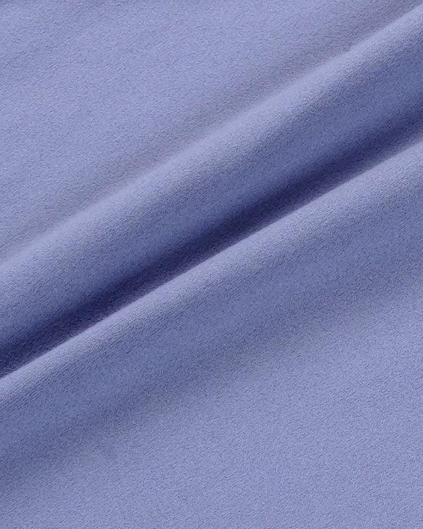 Sporty & Rich Serif Logo Active Short - Colony Blue/White