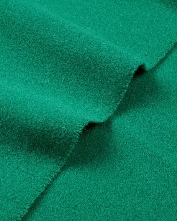 Sporty & Rich Serif Logo Scarf - Spring Green/Light Navy