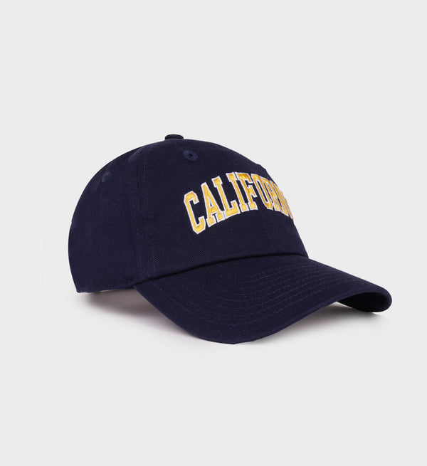 Sporty & Rich California Hat - Navy/Gold