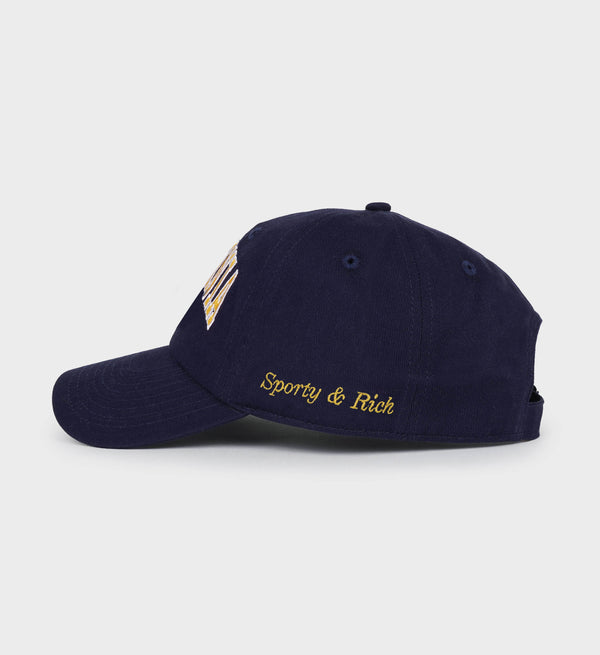 Sporty & Rich California Hat - Navy/Gold