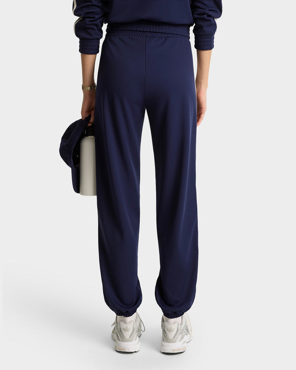 Sporty & Rich Crown Tennis Track Pant - Navy/White