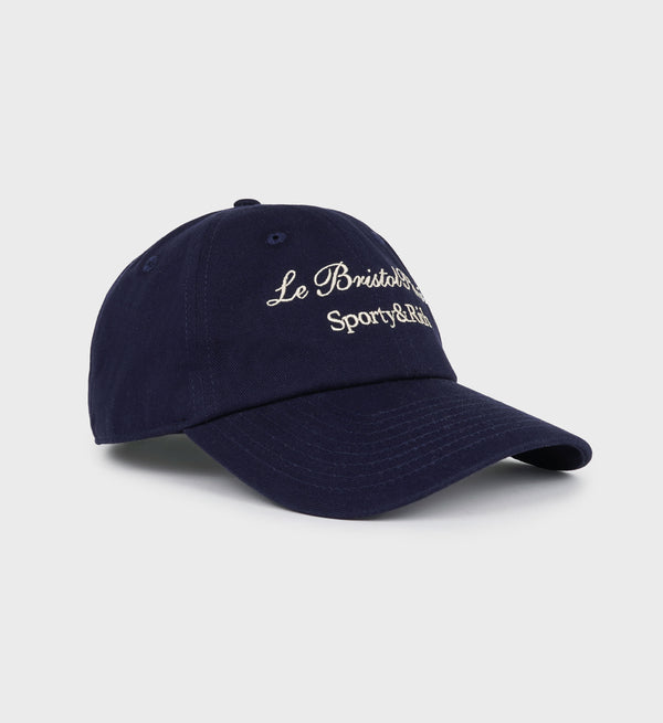 Sporty & Rich Faubourg Hat - Navy/Cream