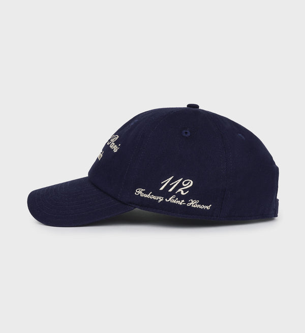 Sporty & Rich Faubourg Hat - Navy/Cream
