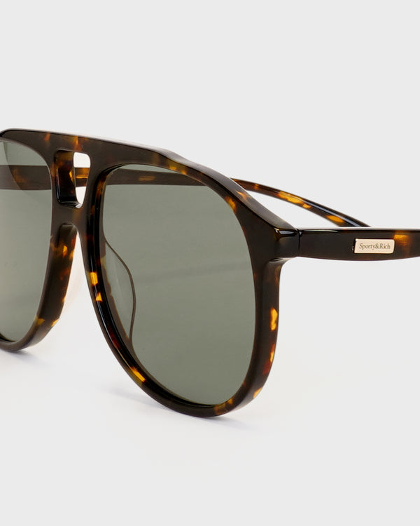 Sporty & Rich Frame N.03 - Sunglasses - Tortoise