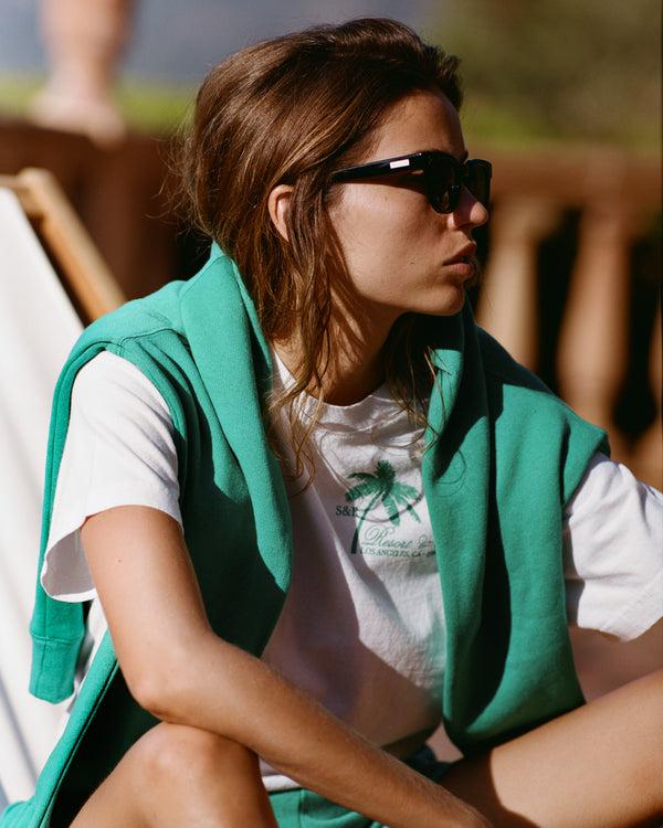 Sporty & Rich Frame N.04 - Sunglasses - Black