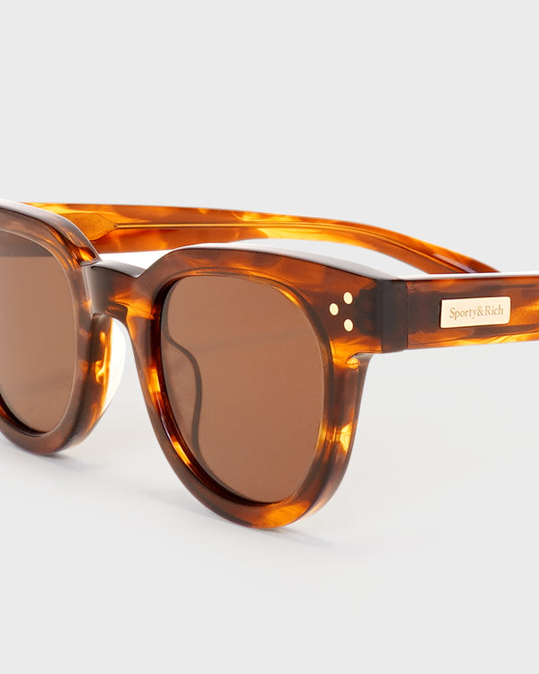 Sporty & Rich Frame N.04 - Sunglasses - Havana