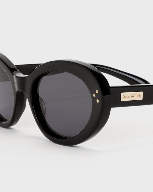 Sporty & Rich Frame N.05 - Sunglasses - Black