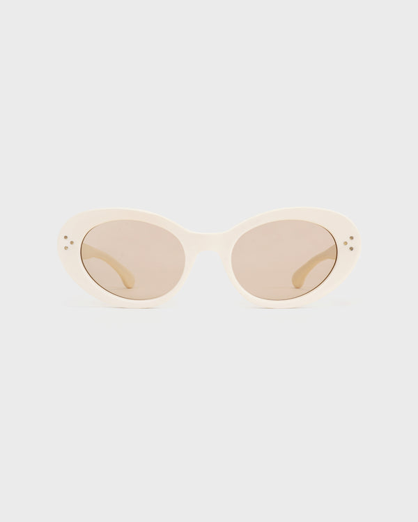 sporty & rich Frame N.05 - Sunglasses - Cream