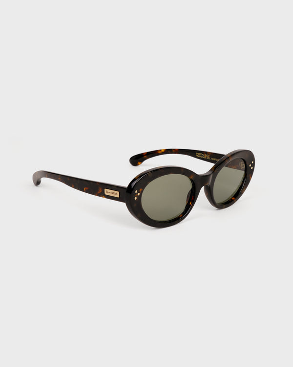 Sporty & Rich Frame N.05 - Sunglasses - Tortoise