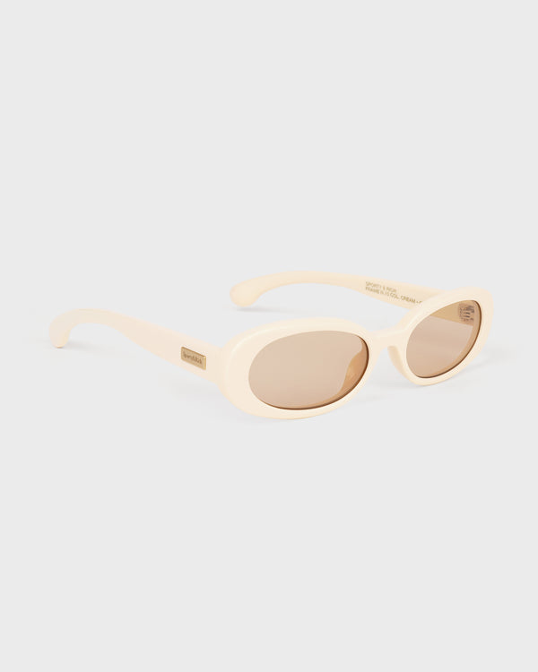 Sporty & Rich Frame N.10 - Sunglasses - Cream