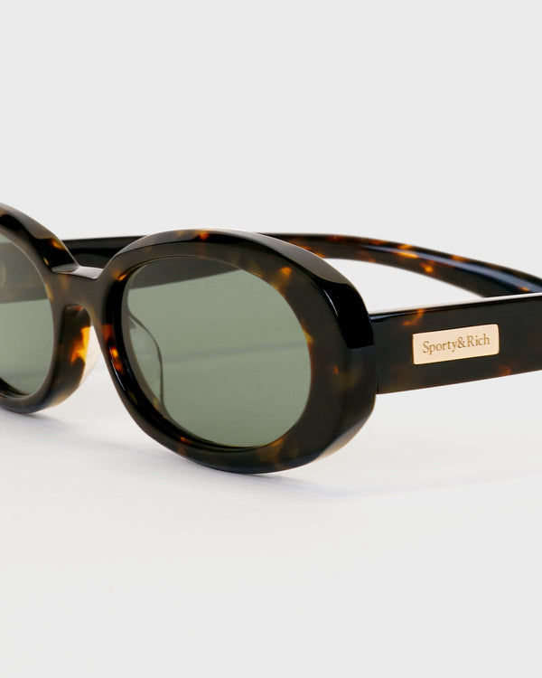 Sporty & Rich Frame N.10 - Sunglasses - Tortoise