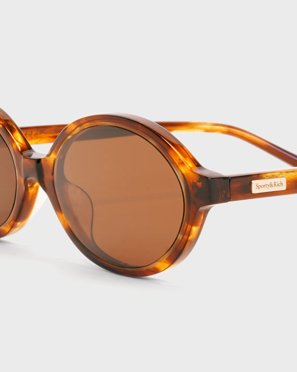 Sporty & Rich Frame N.11 - Sunglasses - Havana