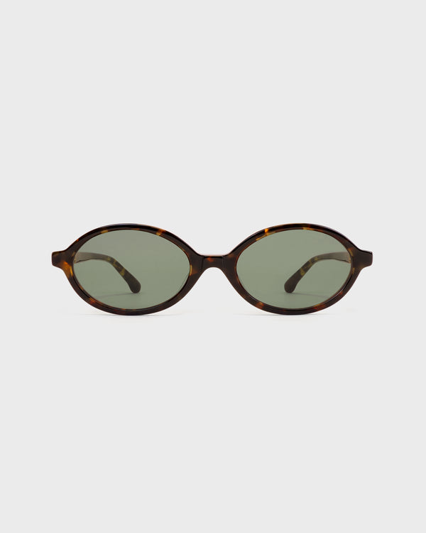 sporty & rich Frame N.11 - Sunglasses - Tortoise