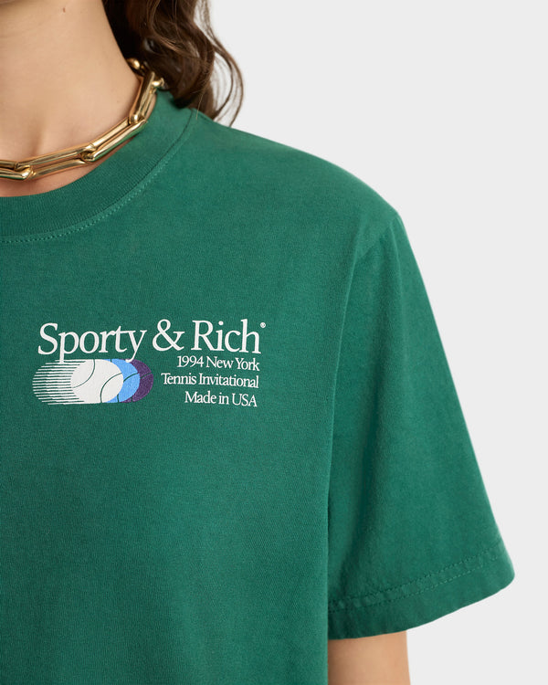 Sporty & Rich Invitational T-Shirt - Alpine