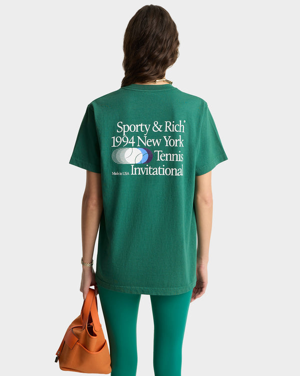 Sporty & Rich Invitational T-Shirt - Alpine