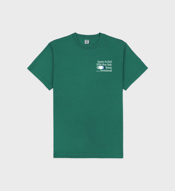 sporty & rich Invitational T-Shirt - Alpine