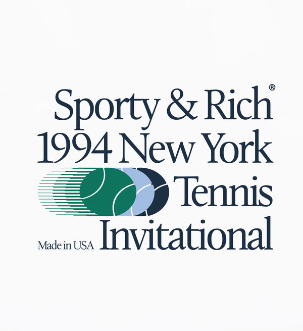 Sporty & Rich Invitational T-Shirt - White