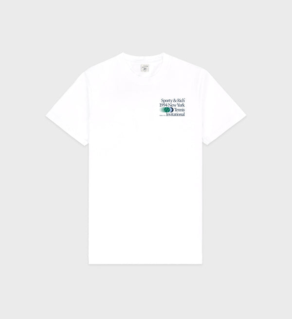 sporty & rich Invitational T-Shirt - White