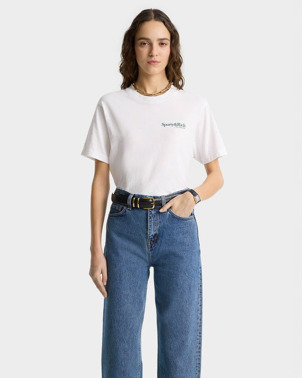 Sporty & Rich Loose Fit Denim - Medium Blue