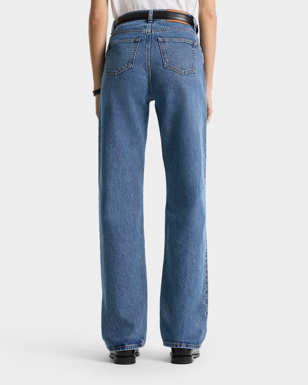 Sporty & Rich Loose Fit Denim - Medium Blue