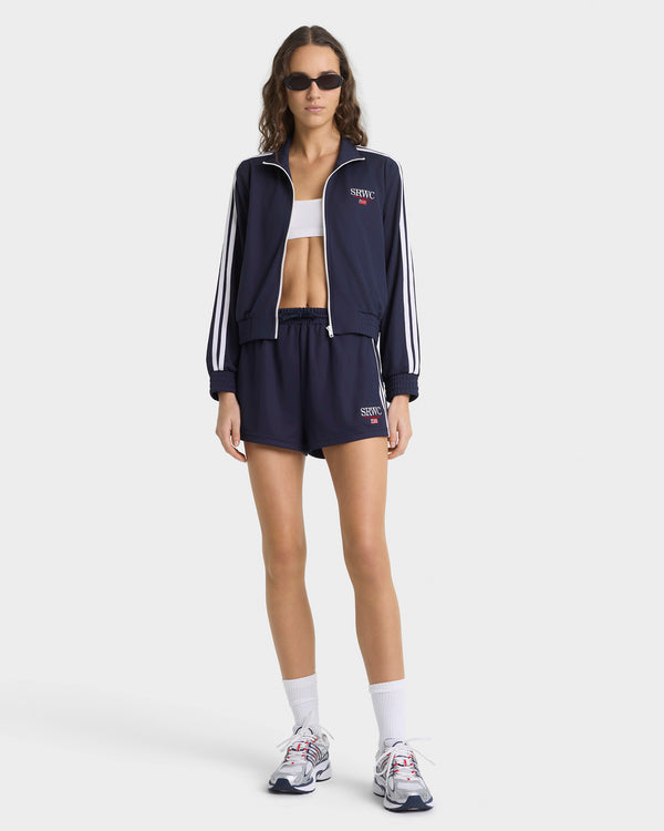 Sporty & Rich Nautical Elio Track Jacket - Navy