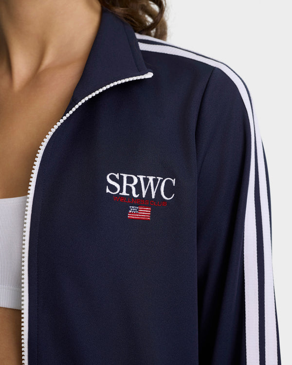 Sporty & Rich Nautical Elio Track Jacket - Navy