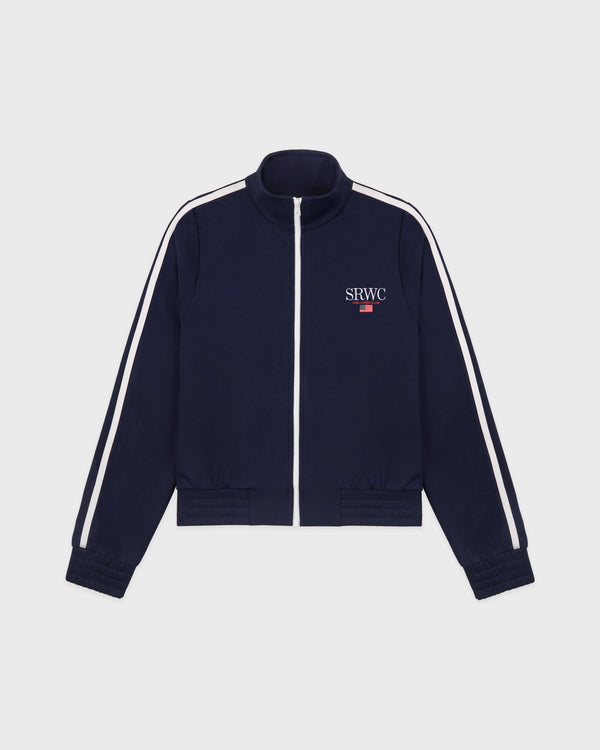 sporty & rich Nautical Elio Track Jacket - Navy