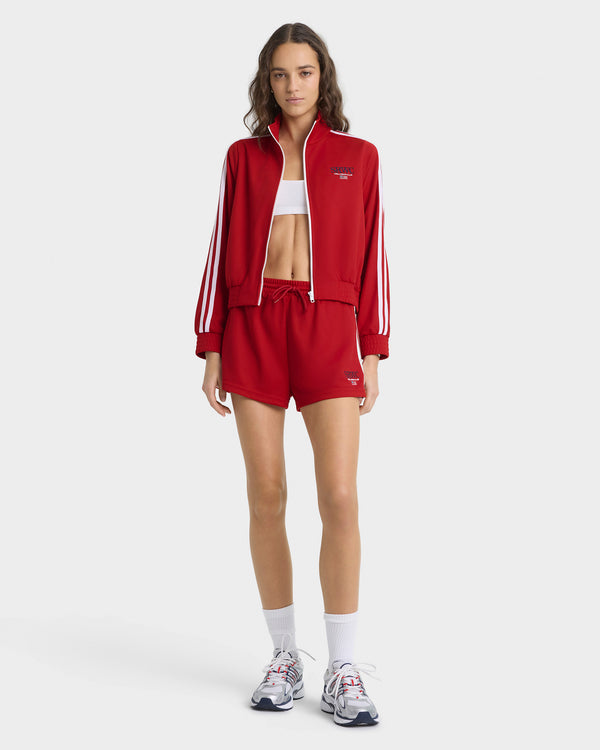 Sporty & Rich Nautical Elio Track Jacket - Ruby