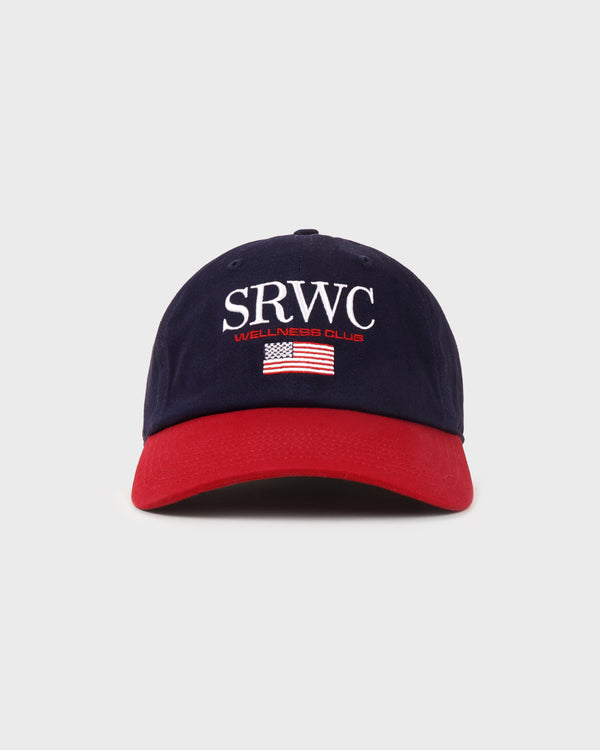 Sporty & Rich Nautical Hat - Navy/Ruby/White