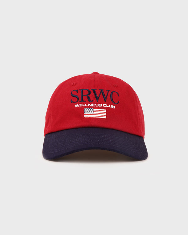 sporty & rich Nautical Hat - Ruby/Navy/White