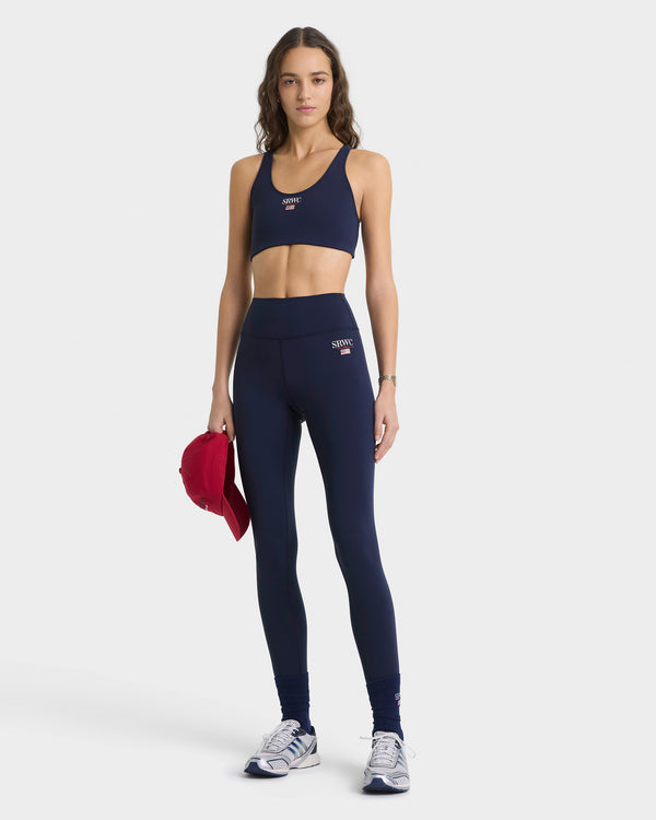 Sporty & Rich Nautical Legging - Navy